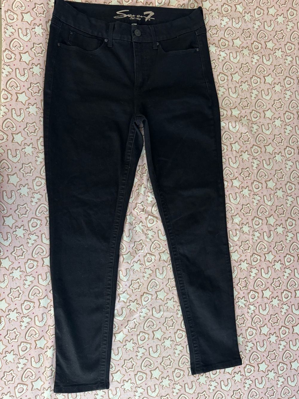 Seven7 Jeans Black Women's Pants